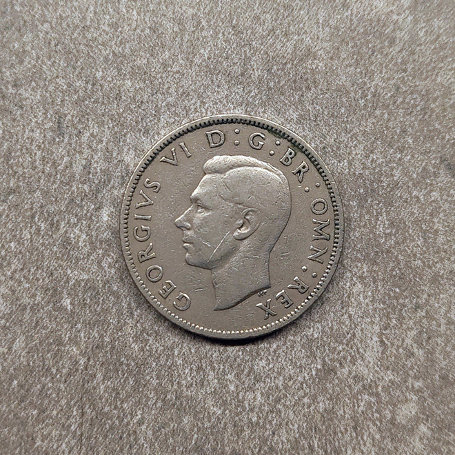 2 Shillings / 1948 / George VI / ISO-BRITANNIA