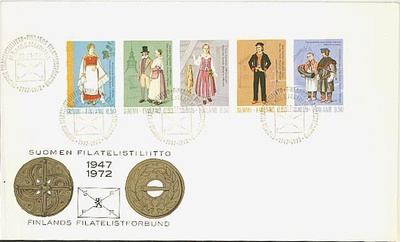 1972 kansanpuvut FDC