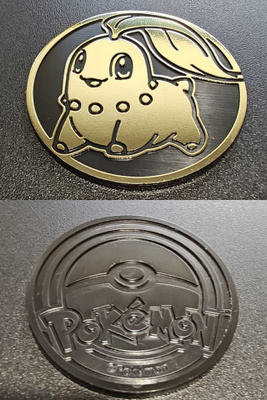 Pokémon Chikorita coin