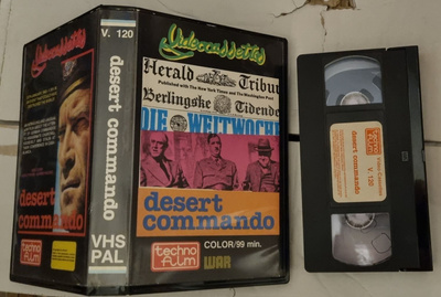 VHS Desert Commando ,Techno Film Swex