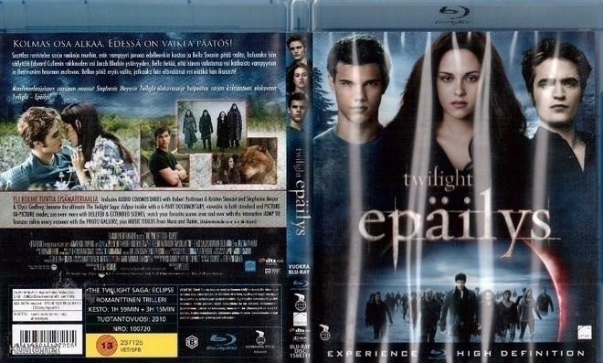 TWILIGHT EPÄILYS BLU RAY