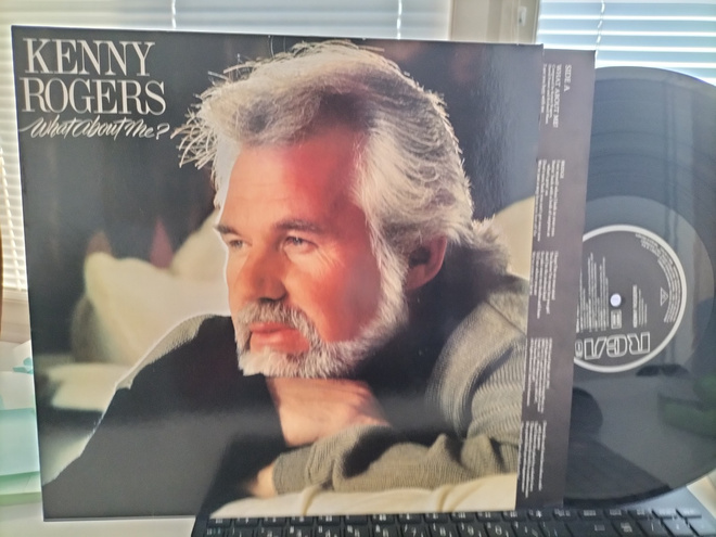 KENNY ROGERS, What about me, LP GER -84 UPEA KUNTO !!