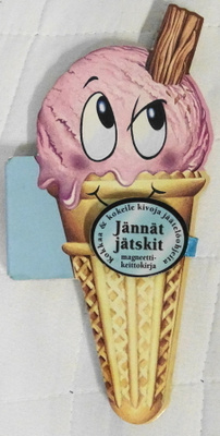 Hauska, pieni kirjanen jäätelöistä vuodelta 1998