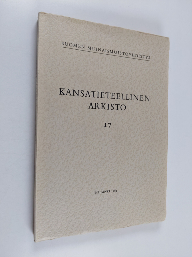Kansatieteellinen arkisto 17
