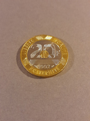 Ranska 20 francs 1992