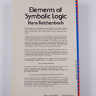 Hans Reichenbach : Elements of Symbolic Logic - pikkukuva 2