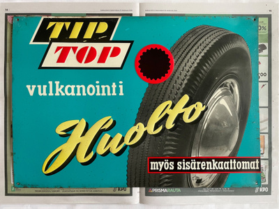 Vanha peltikyltti
