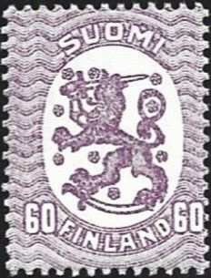 1921 M-17 Saarinen 60 p sinertävän lila ** LaPe 103 c A