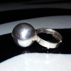 Vintage kotimainen desing hopea sormus 830 Silver - pikkukuva 1
