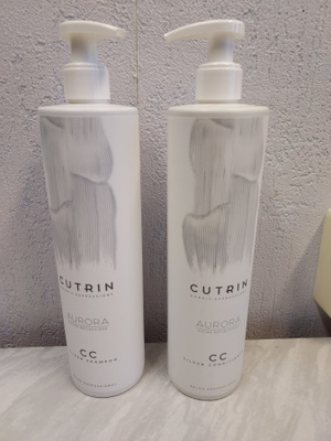 Aurora siver shampoo 500ml ja hoitoaine 500ml cutrin