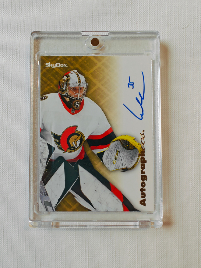 Leevi Meriläinen - 23-24 SkyBox NHL E-X 2000 Autographics