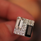 + 324 .. Fashion Elegant Lady Shine Crystal .. Korvakorut - pikkukuva 2