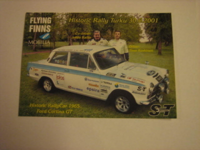 Ford rallikortti 1 A: Ford Cortina GT / Timo Koskinen
