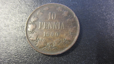 10 penniä 1900