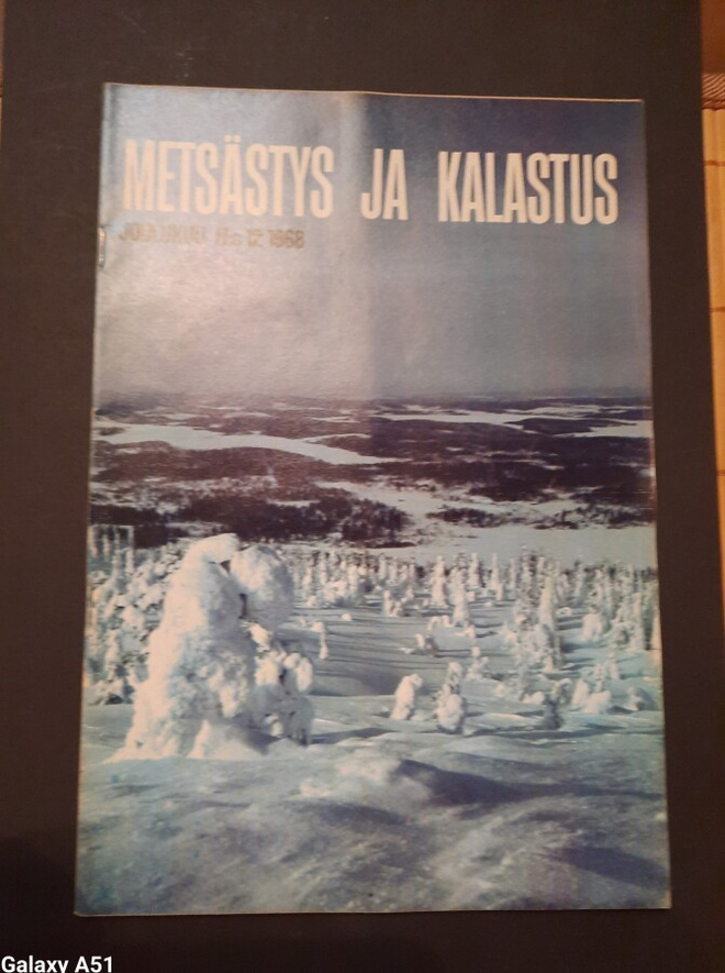 Metsästys ja kalastus 1968, n°12 joulukuu