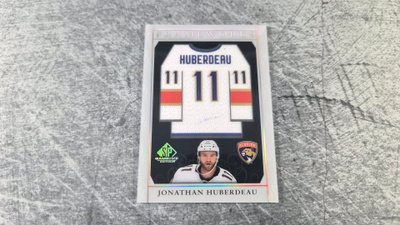 Jonathan Hubedeau 2021-22 SP Game Used Frameworks