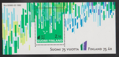 1992 Suomi 75 vuotta BL9 **