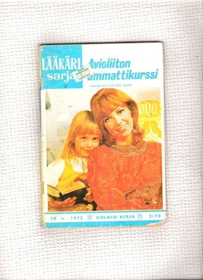 Lääkärisarja, 4 kpl., 1975, 1982 ja 2x 1988.