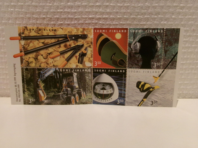 Postimerkkivihko Suomalainen muotoilu 1999