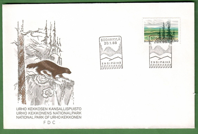 FDC-1988 Urho Kekkosen kansallispuisto (118)