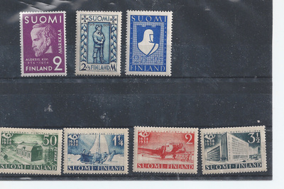 1930 - luvun merkkejä postituoreina