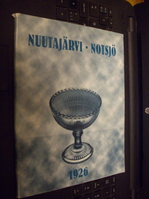 Nuutajärvi lasitehdas tuotekuvasto 1926 näköispainos