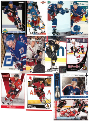 12 x ALEX KOVALEV Rangers, Senators, Penguins