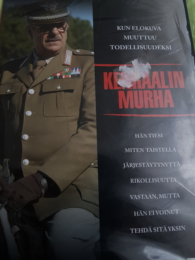 Kenraalin murha (2DVD) tositarina Italian mafiasta