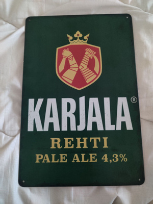 Karjala rehti peltikyltti