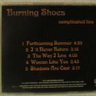 Burning Shoes • Complicated lies CD-EP - pikkukuva 3