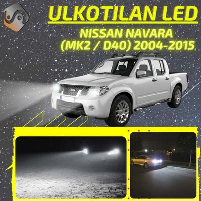 NAVARA (D40) 2004-2015 Ulkoiset LED -valot