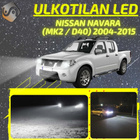 NAVARA (D40) 2004-2015 Ulkoiset LED -valot - pikkukuva 1