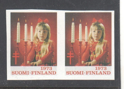 Tub joulumerkki 1973 Hammastamaton pari (2)