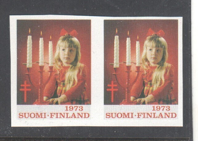 Tub joulumerkki 1973  Hammastamaton pari (2)