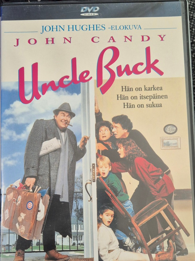 Uncle Buck (1989) John Candy  -DVD SUOMI EGMONT