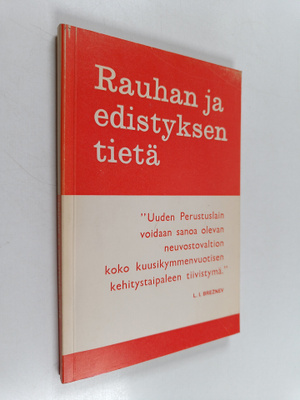Rauhan ja edistyksen tietä