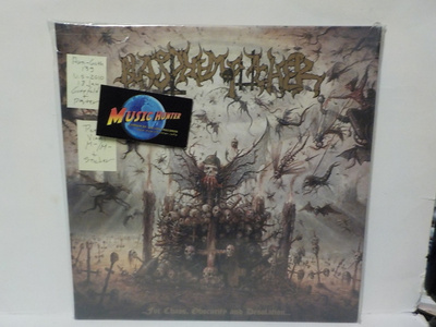 BLASPHEMOPHAGHER - FOR CHAOS, OBSCURITY... M-/M- KUVALEVYÄ