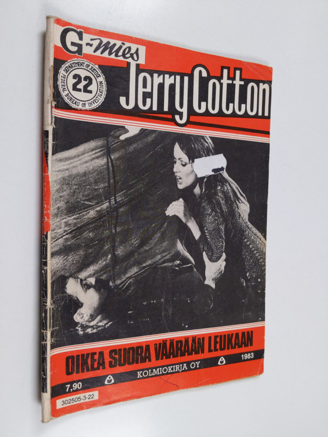 Jerry Cotton 22/1983 : Oikea suora väärään leukaan