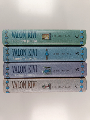 Christian Jacq : Valon kivi 1-4 : Nefer Vaitelias ; Tietä...