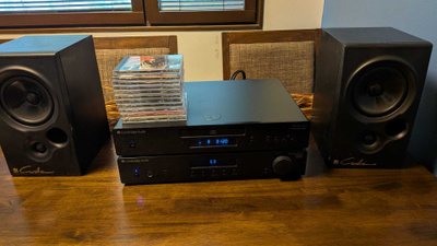 Cambridge Audio Topaz AM10 + CD10 & KEF Coda 7 -kaiuttimet