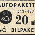 1949 AP 3 Y kellert.oranssi 20 mk vesil. I ** LaPe AP 3 Y b - pikkukuva 1