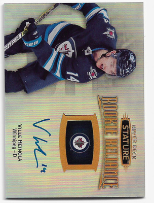 2019-20 Upper Deck Stature Autograph #RR-13 Ville Heinola