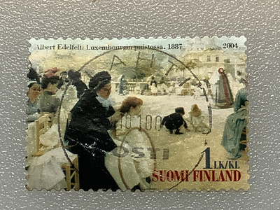 1705/ 2004 Edelfelt- Luxemburgin puistossa o leimattu loisto