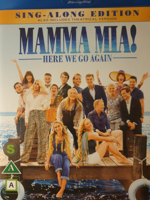 MAMMA MIA HERE WE GO AGAIN BLU-RAY