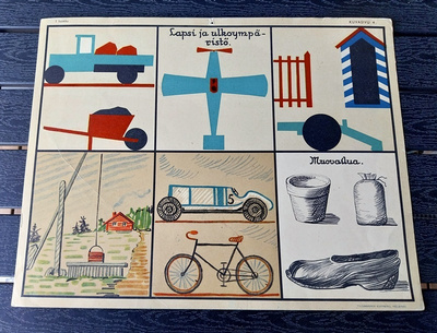 Opetustaulu Tilgmann n. 41,2 x 32,5 cm Lapsi ulkoympäristö