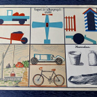 Opetustaulu Tilgmann n. 41,2 x 32,5 cm Lapsi ulkoympäristö - pikkukuva 1