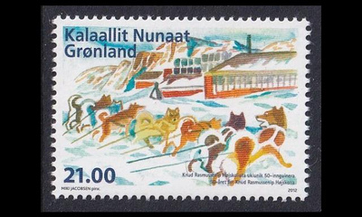 Grönlanti 605 ** Knud-Rasmussen-lukio koiria (2012)