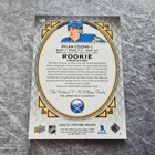 Dylan Cozens 2020-21 Stature Portrait Rookie Patch Auto /33 - pikkukuva 2