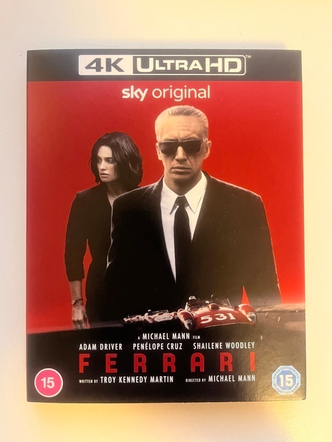 Ferrari (2023) (4K UHD + Blu-ray) Slipcover (Michael Mann)