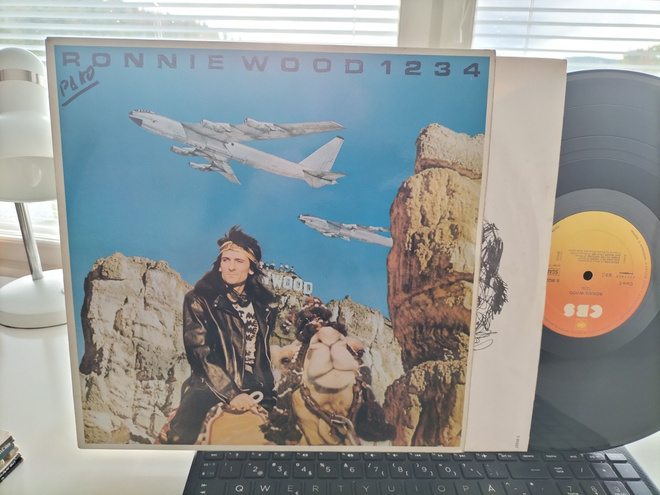 RONNIE WOOD, 1 2 3 4, LP SPA -81 NÄTTI KUNTO !!